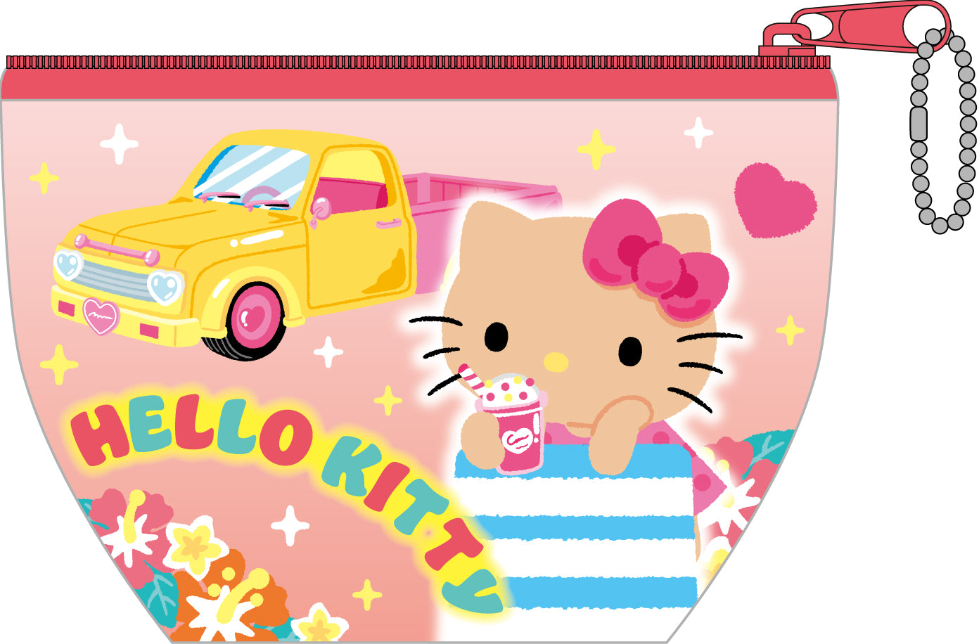 SNP106 ミニポーチ ハローキティ トロピカル