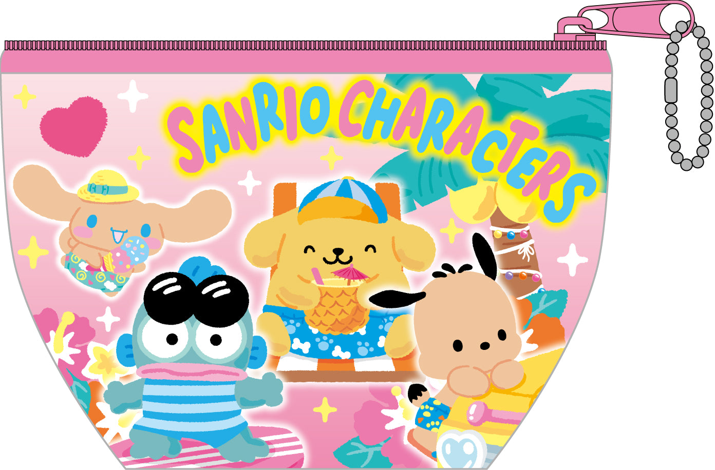 SNP113 ミニポーチ サンリオキャラクターズ トロピカル